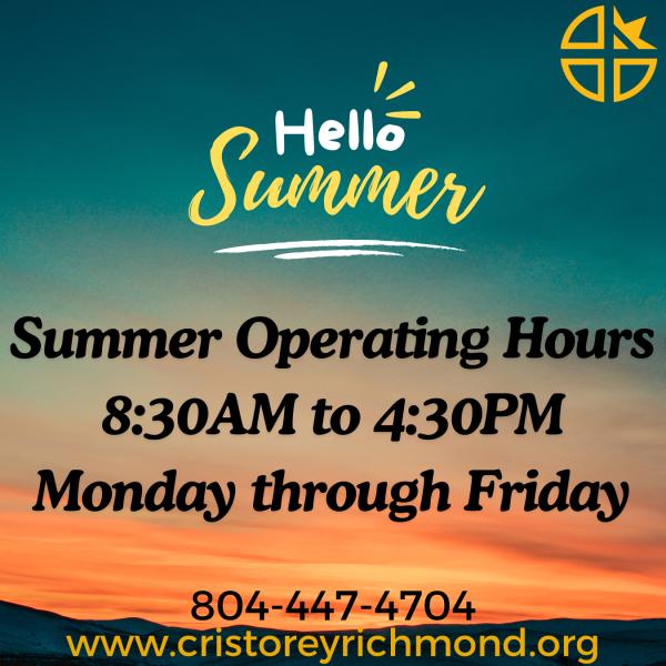 Summer Operating Hours